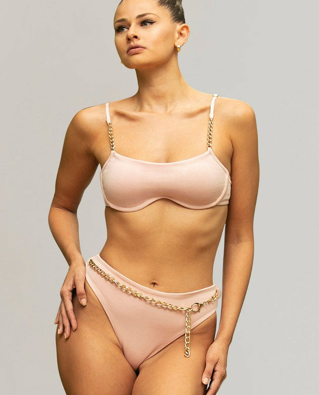 Coco Underwire Bikini Set | Quartz Pink