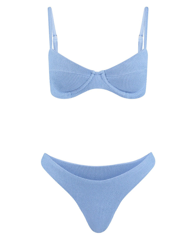 Firenze Underwire Bikini Set | Baby Blue - Acqua de Luxe Beachwear