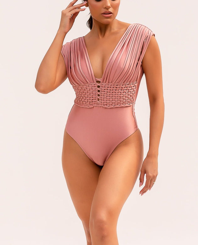 MYKONOS ONE PIECE| CREAM PEARL - Acqua de Luxe Beachwear