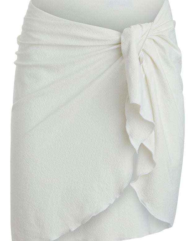 Barbados Sarong | Off - white - Acqua de Luxe Beachwear