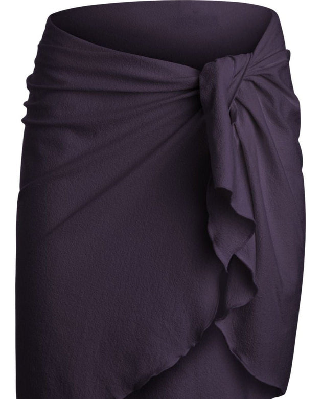 Barbados Sarong | Black - Acqua de Luxe Beachwear
