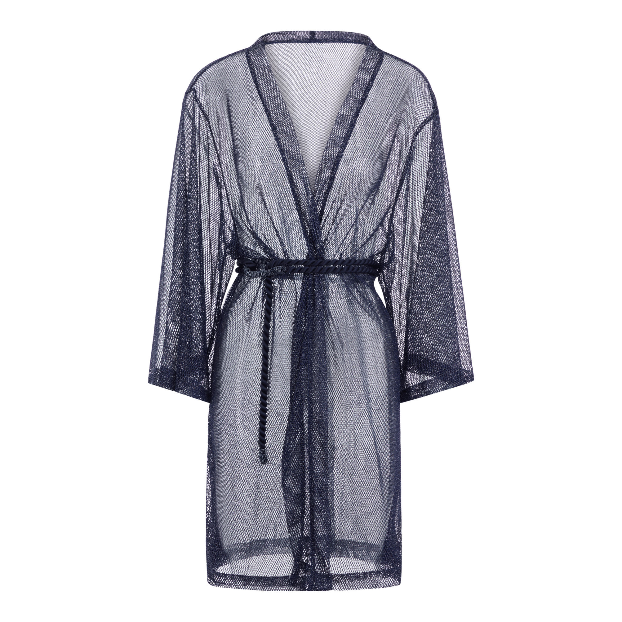 Buzios Belted Kimono in Dusk Blue