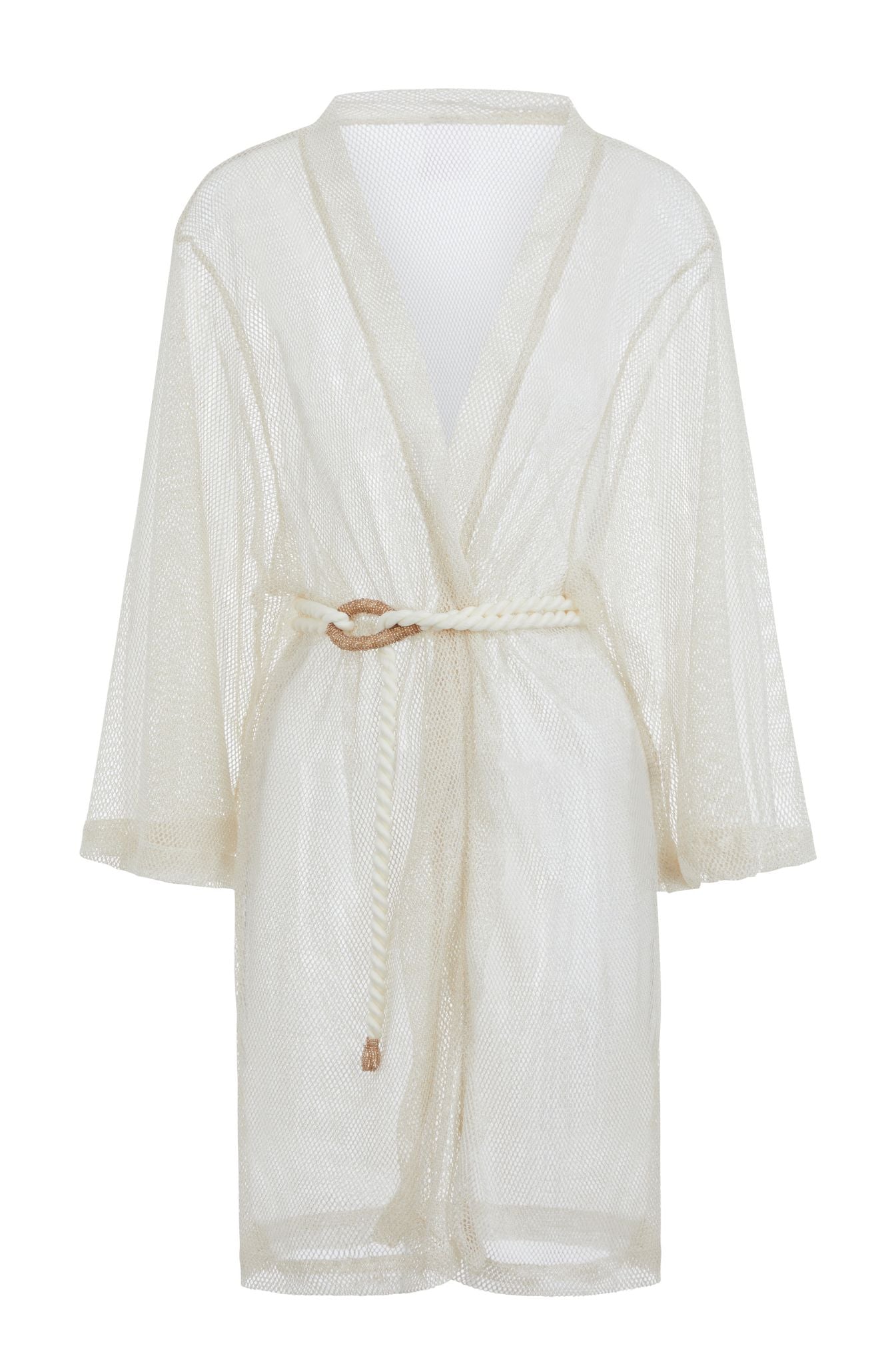 Buzios Belted Kimono | Golden Beige - Acqua de Luxe Beachwear