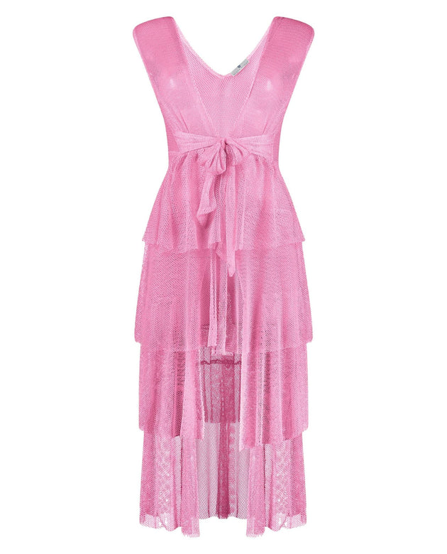 Buzios Shimmer Dress | Pink - Acqua de Luxe Beachwear