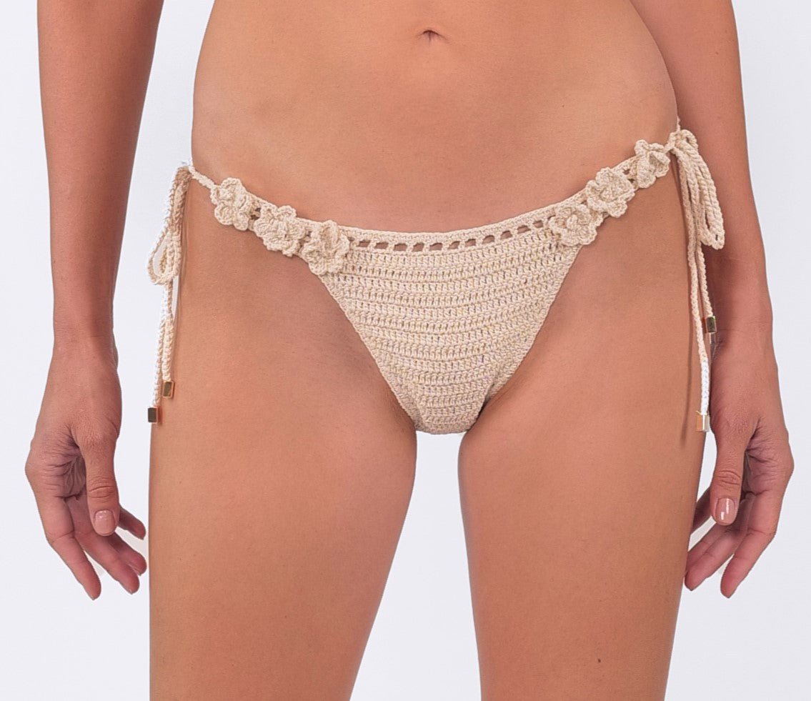 Close-up of the handcrafted detail on the Love & Roses Bottom.