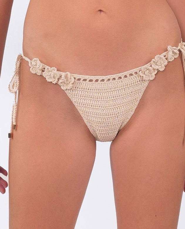 Close-up of the handcrafted detail on the Love & Roses Bottom.