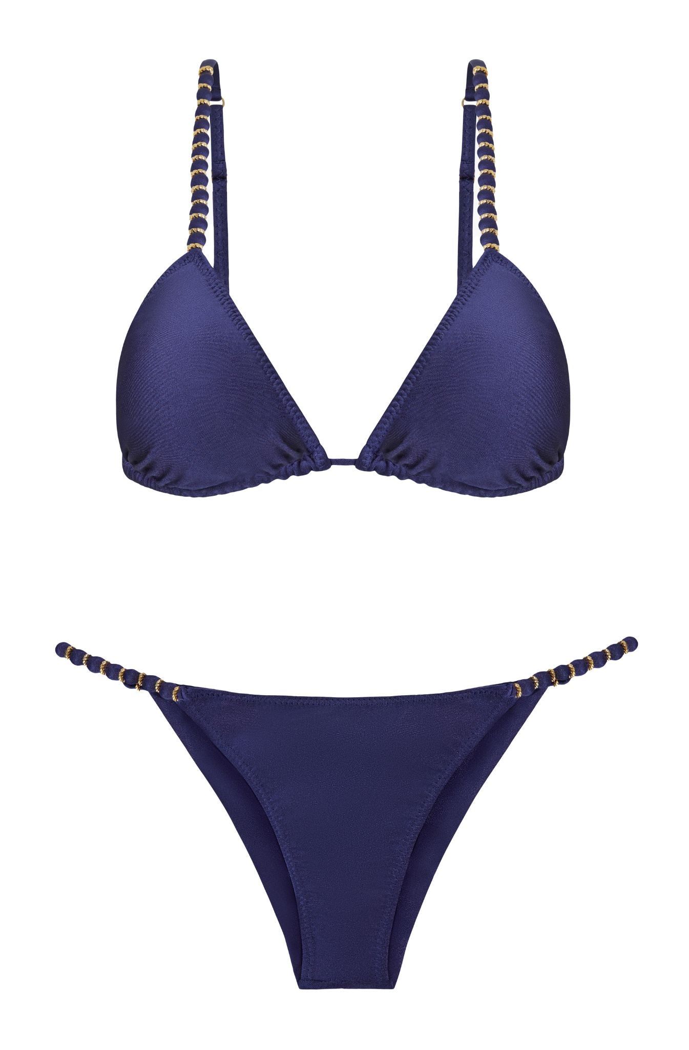 Monaco Bikini Set | Dusk Blue - Acqua de Luxe Beachwear
