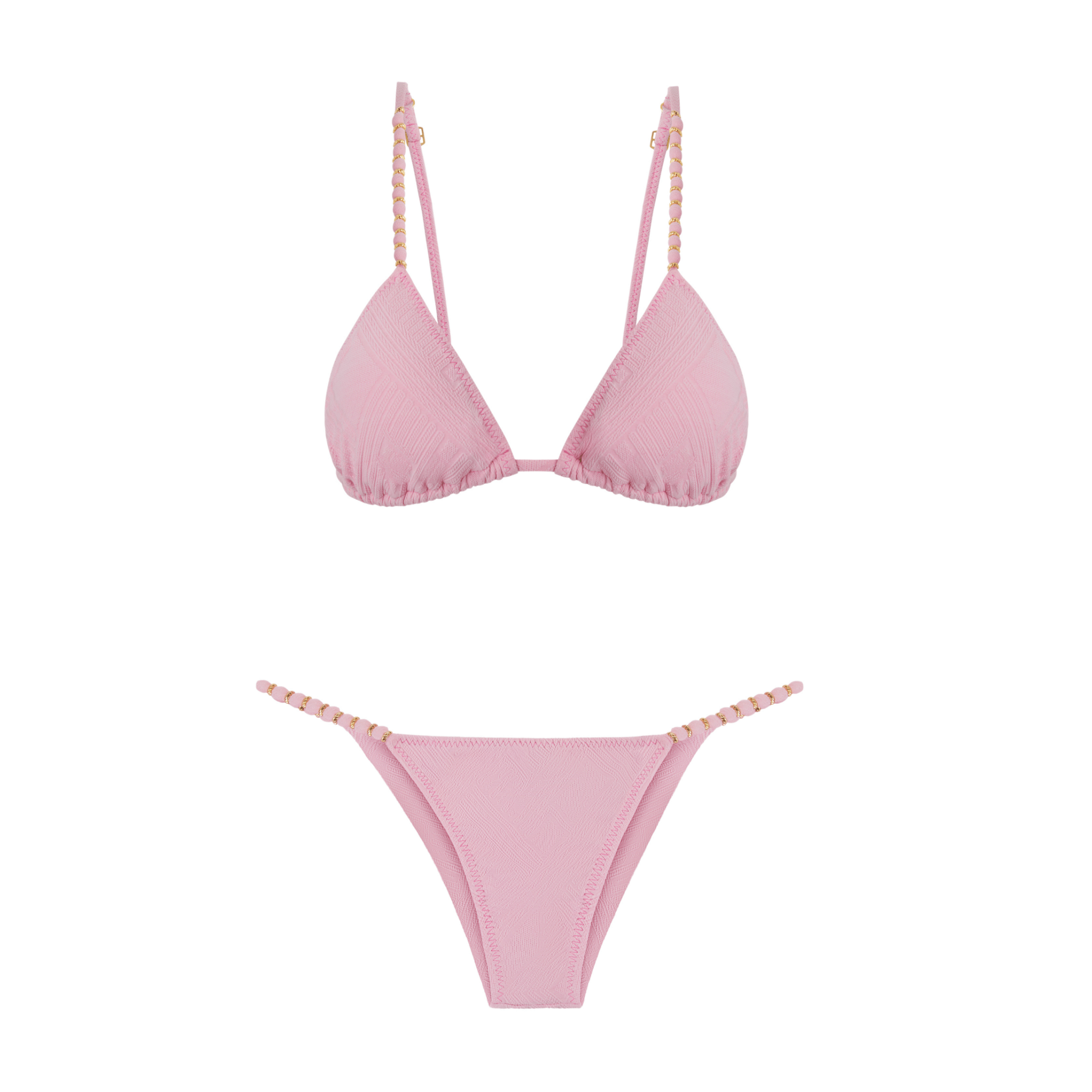 Monaco Bikini Set | Pastel Pink - Acqua de Luxe Beachwear