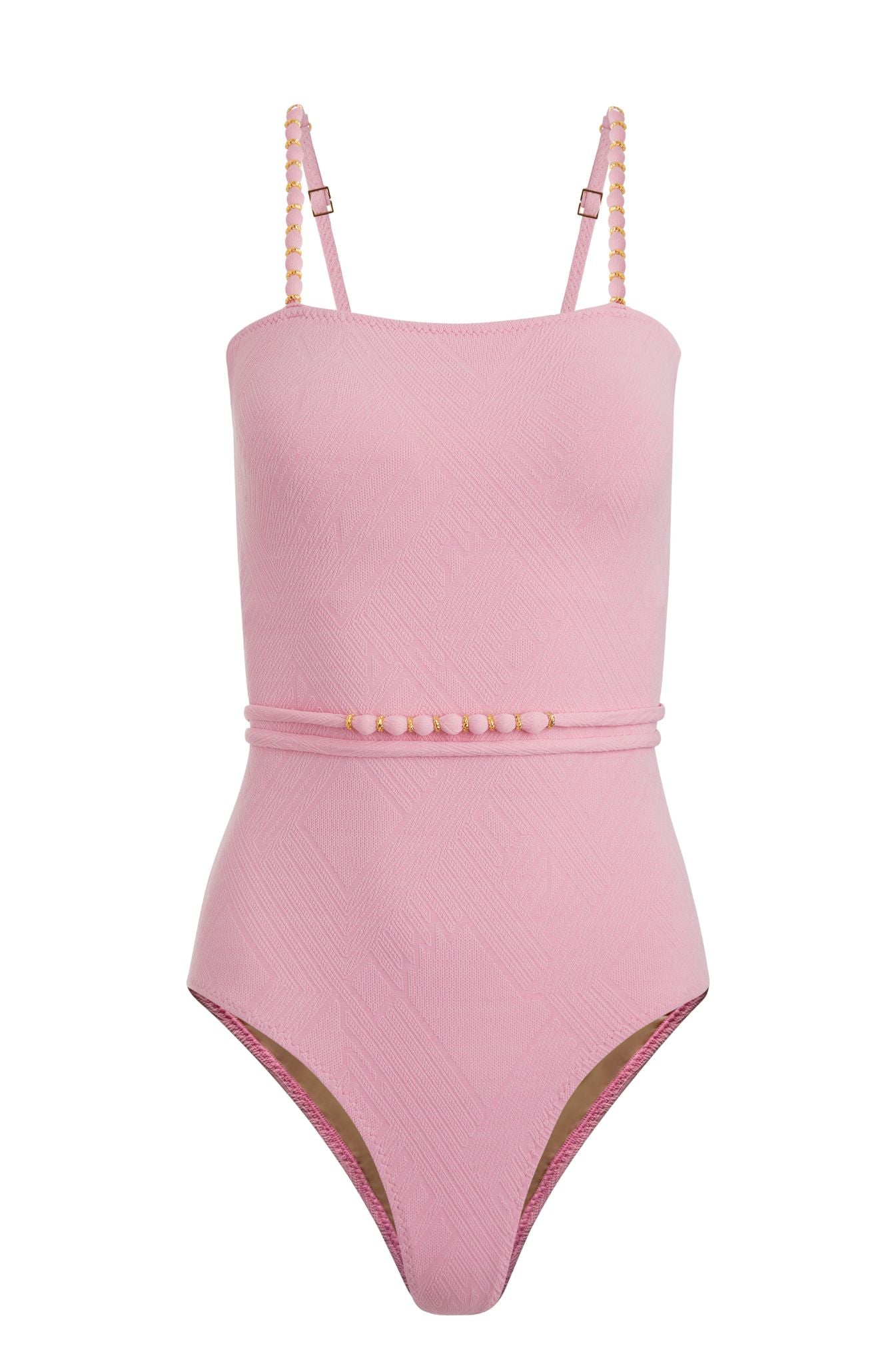 Monaco One - Piece | Pastel Pink - Acqua de Luxe Beachwear