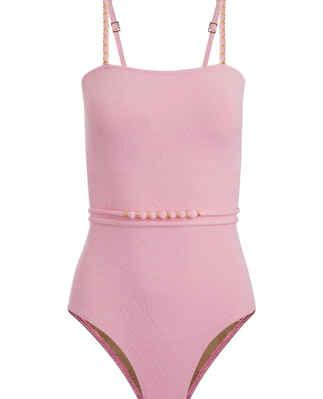 Monaco One - Piece | Pastel Pink - Acqua de Luxe Beachwear