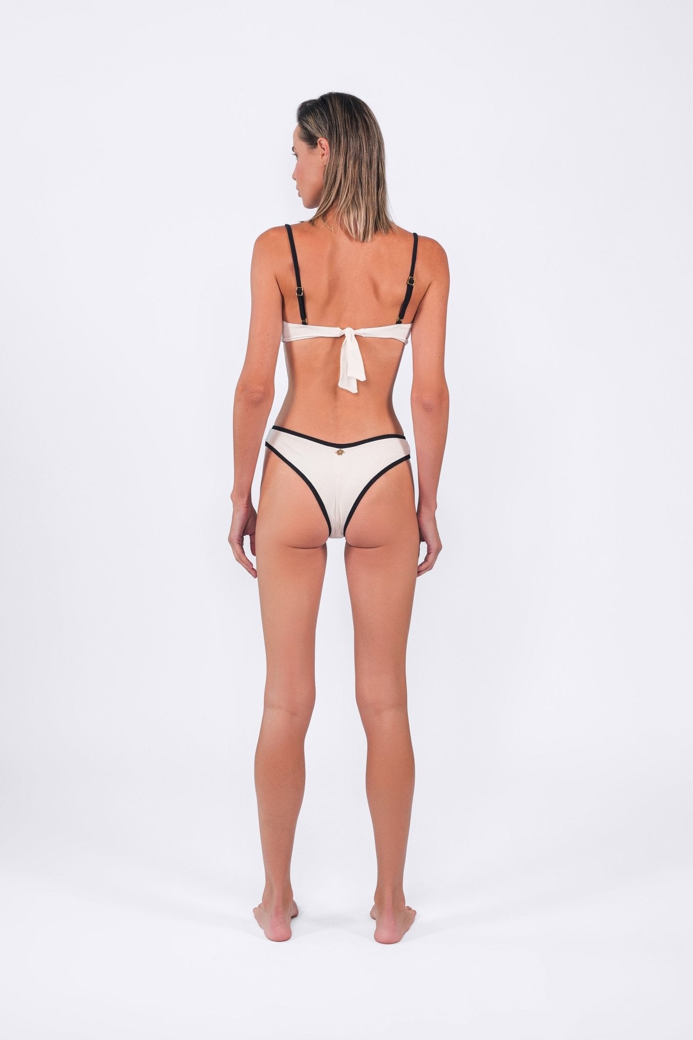Valencia Bikini Set | Off-white and Black