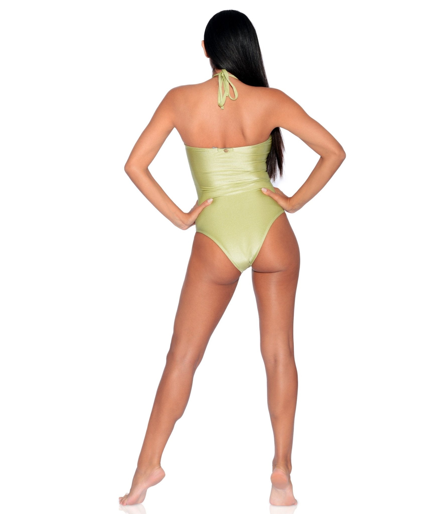 Aphrodite One-piece| Light Olive - Acqua de Luxe Beachwear