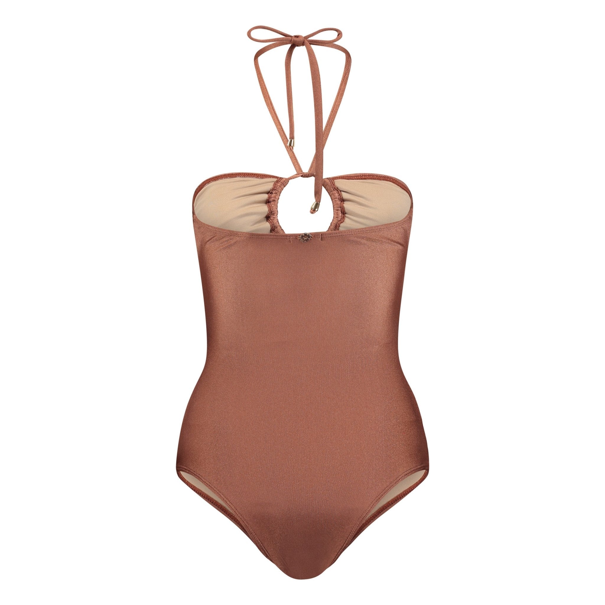 Athene One-piece| Brown - Acqua de Luxe Beachwear
