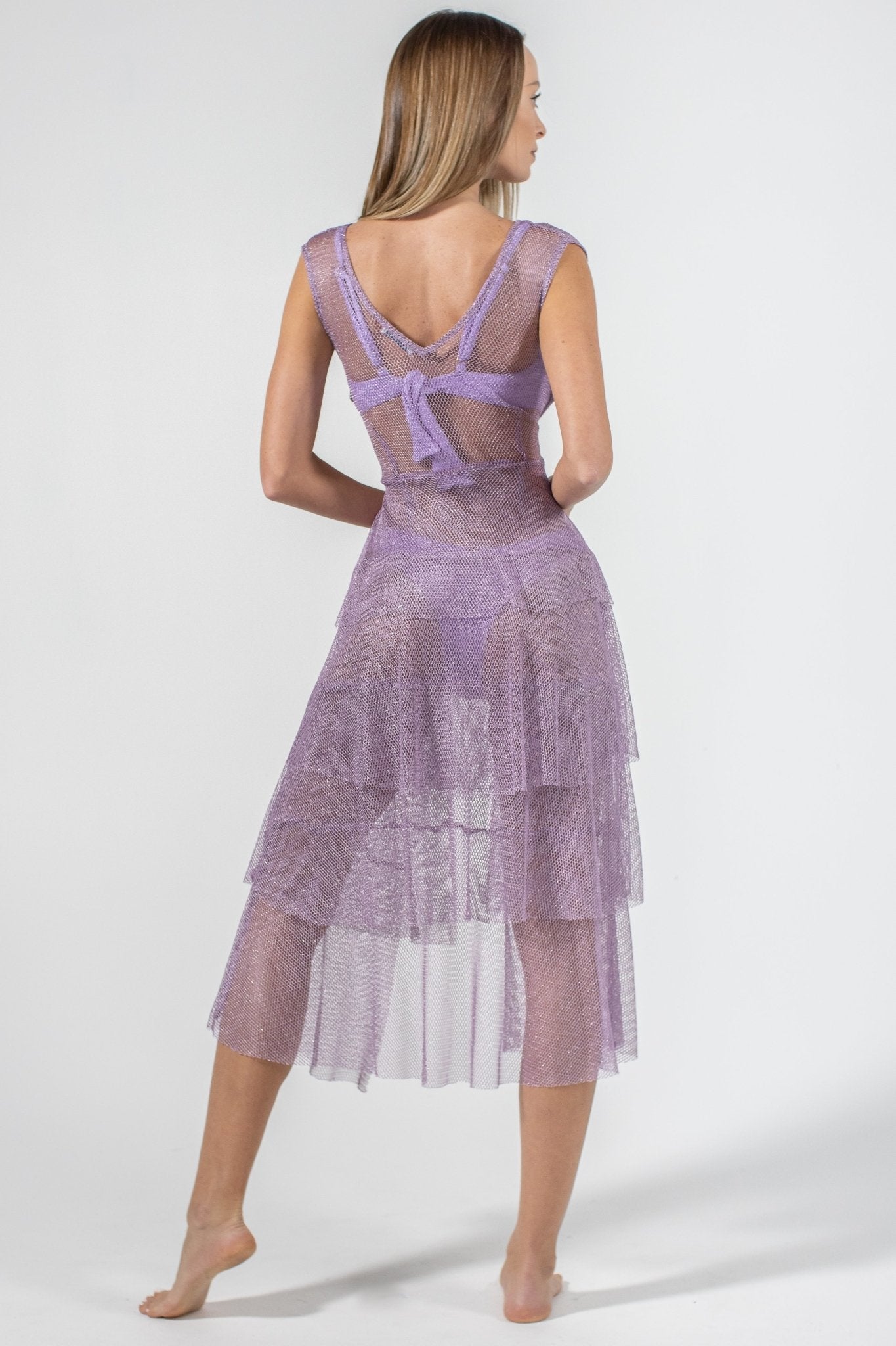 Buzios Shimmer Dress | Lavender