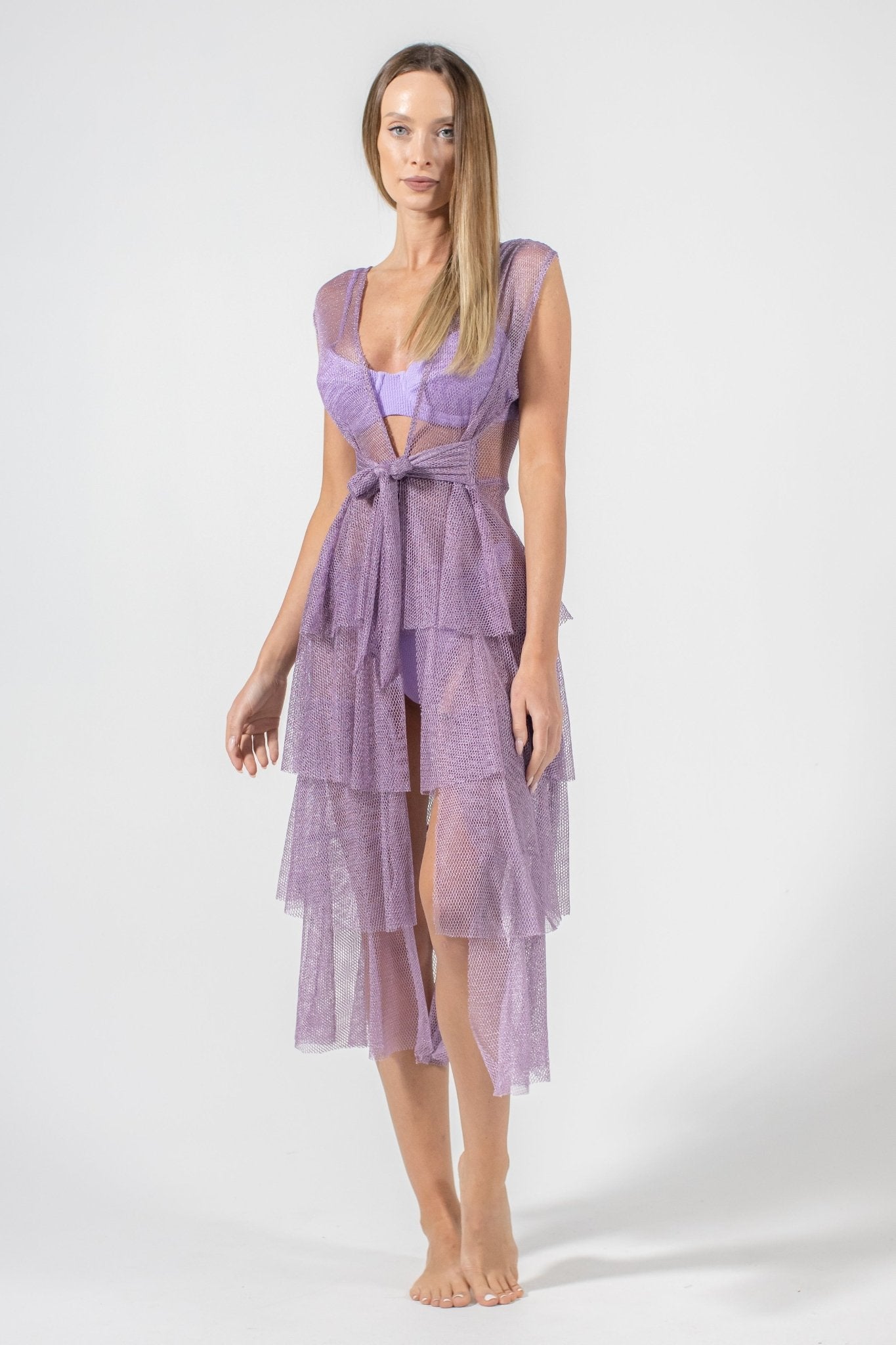 Buzios Shimmer Dress | Lavender