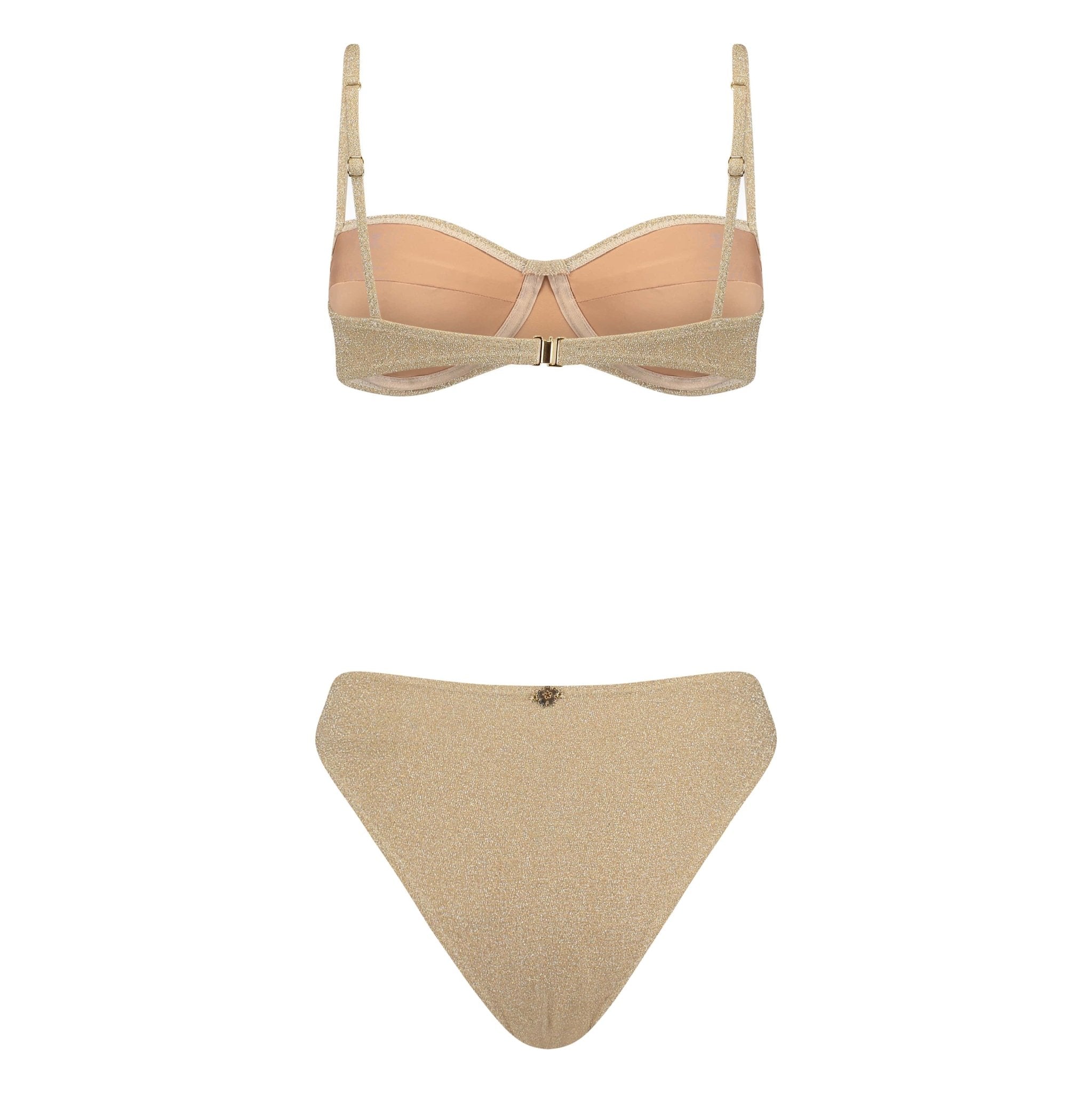 Cristalle Underwire Bikini Set | Gold Citrine - Acqua de Luxe Beachwear