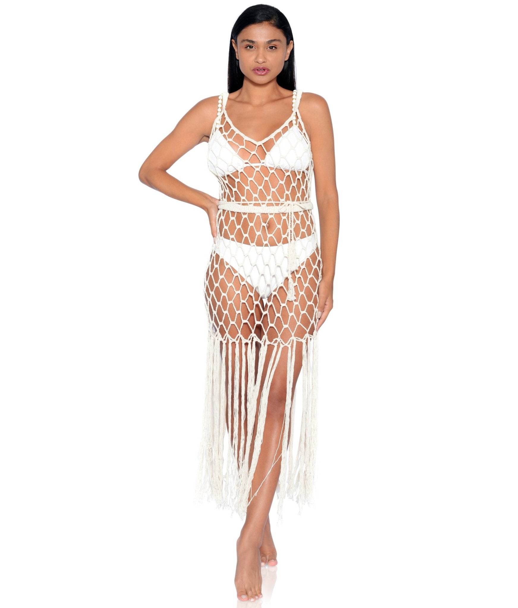 Diamonds Crochet Dress - Acqua de Luxe Beachwear