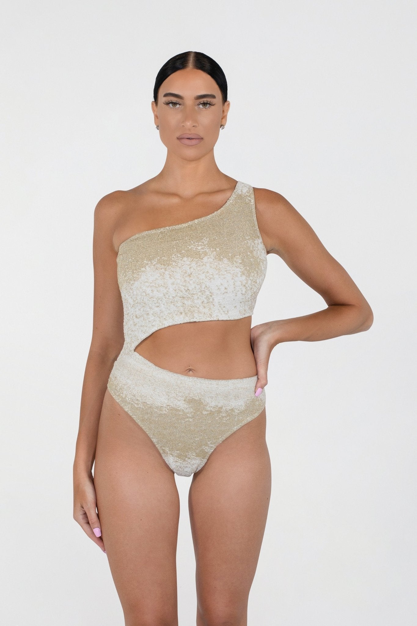 Euphoria One-Piece | White & Gold