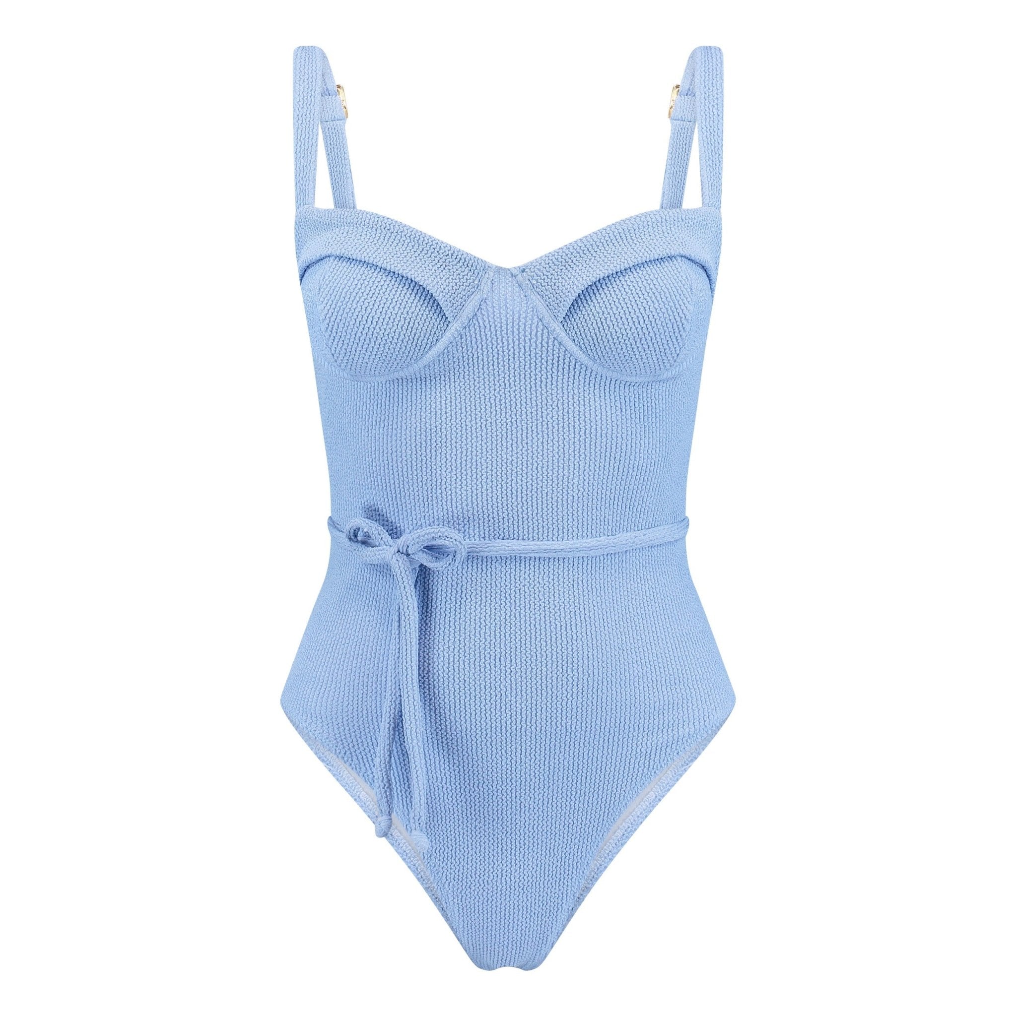 Firenze L'amour One-Piece | Baby Blue – Acqua de Luxe Beachwear