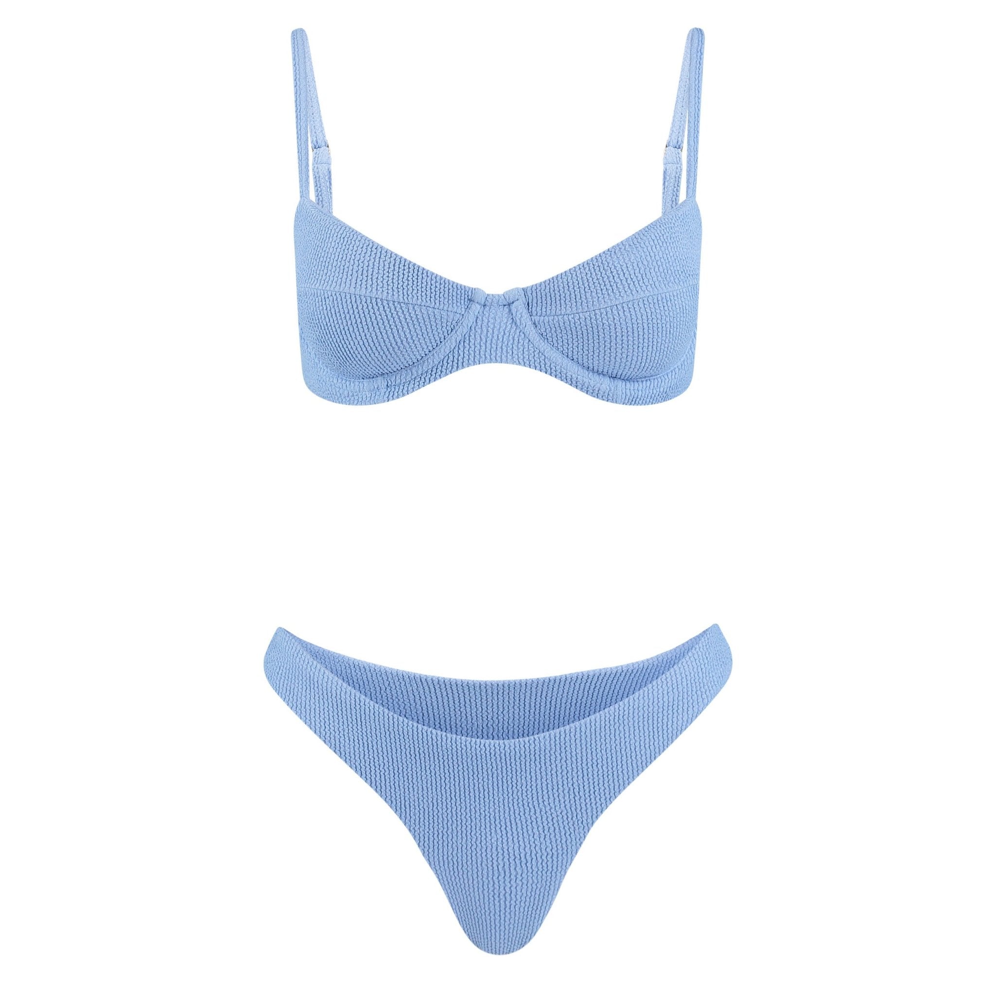 Firenze Underwire Bikini Set | Baby Blue - Acqua de Luxe Beachwear