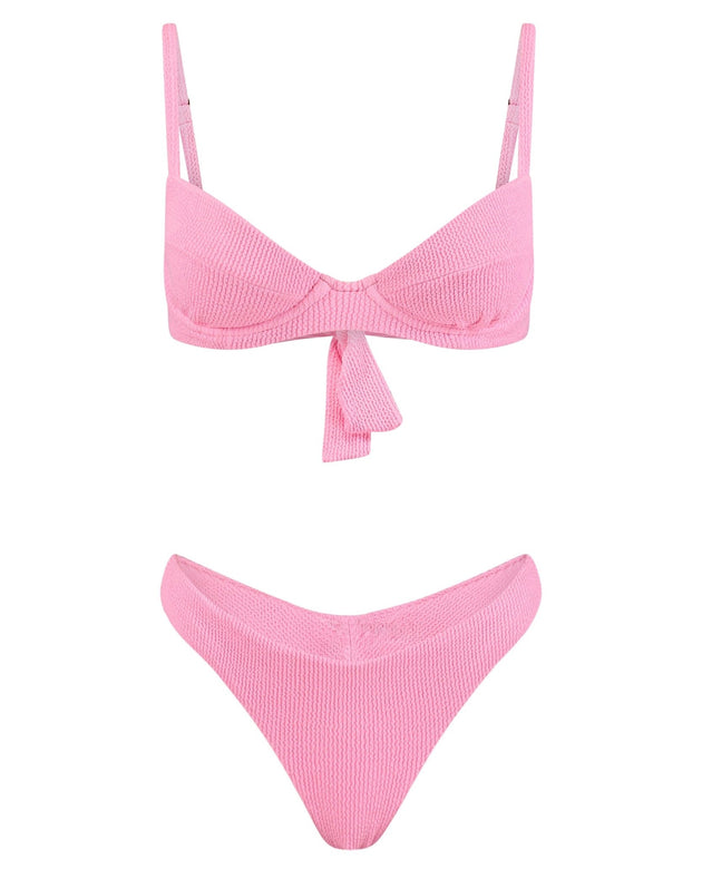 Firenze Underwire Bikini Set | Barbie Pink - Acqua de Luxe Beachwear