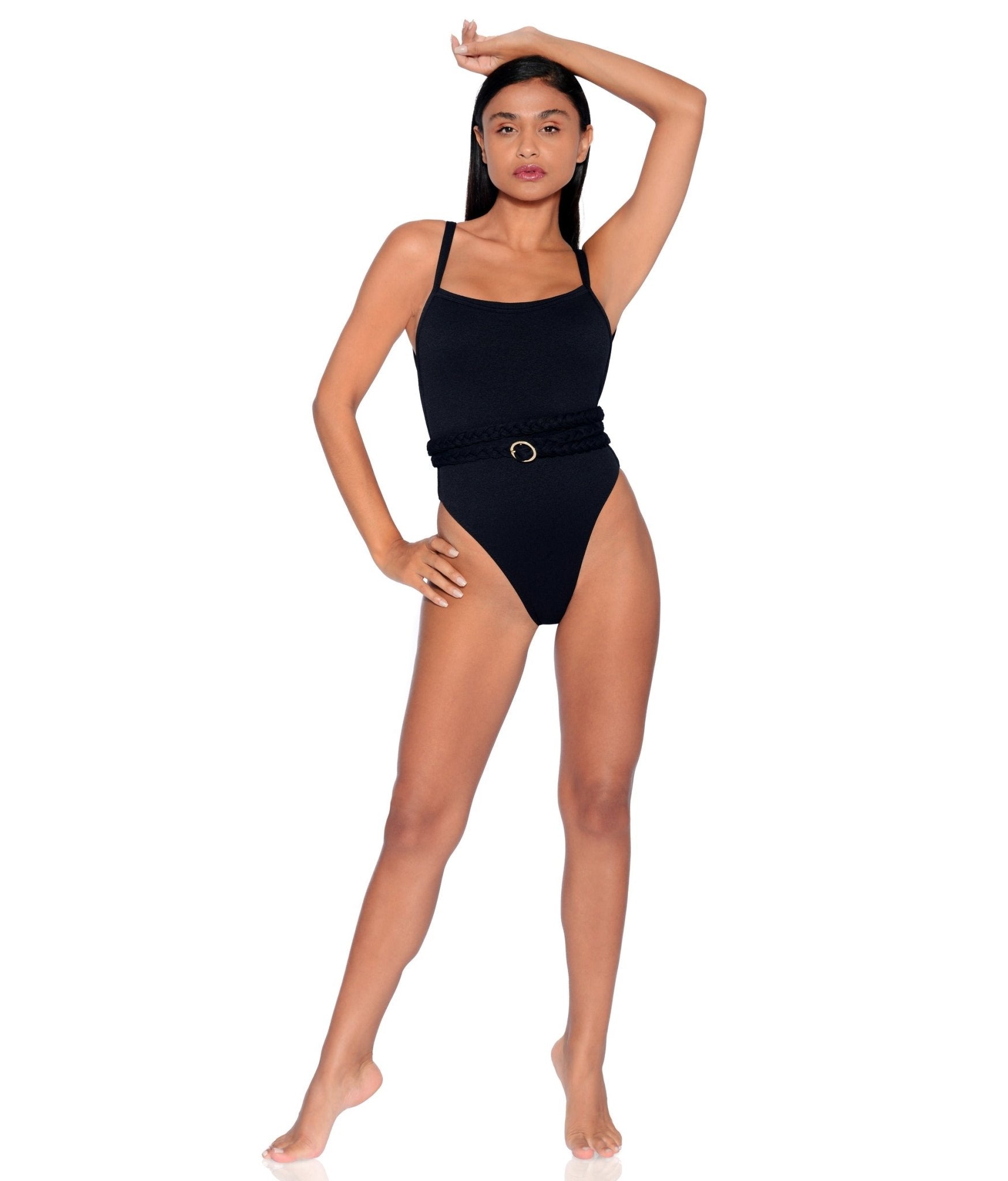 Greece Belted One-piece | Off-White - Acqua de Luxe Beachwear