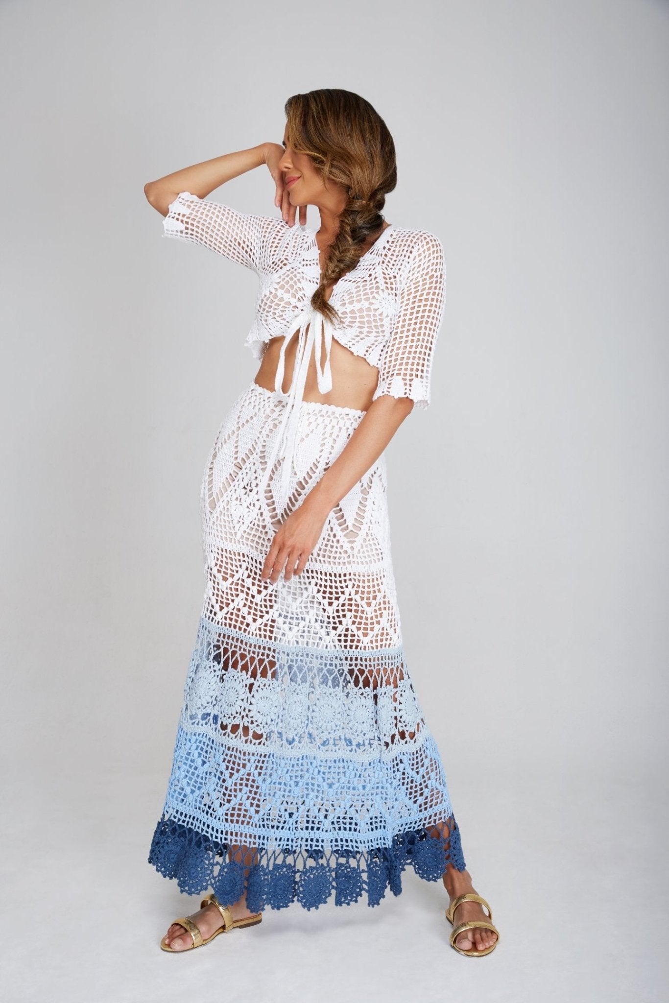 LACED WITH LOVE SET| BROWN - Acqua de Luxe Beachwear