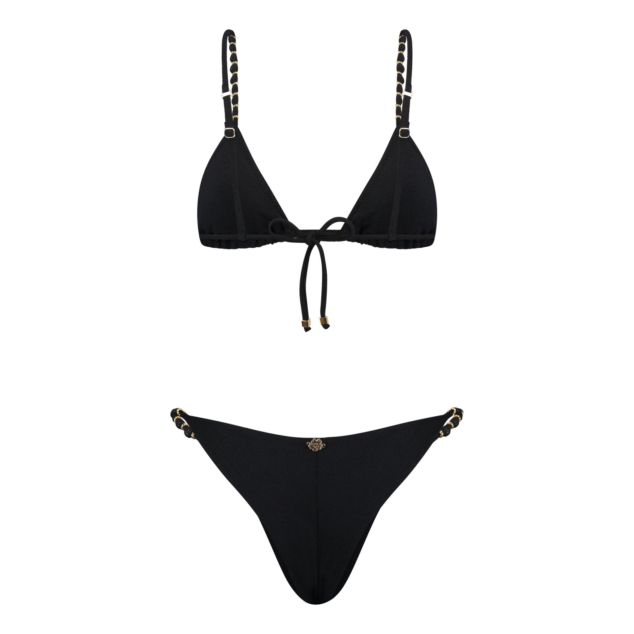 Monaco Bikini Set | Off-white - Acqua de Luxe Beachwear