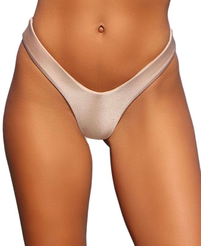 MYKONOS HIGH LEG LOW RISE BOTTOM - Acqua de Luxe Beachwear