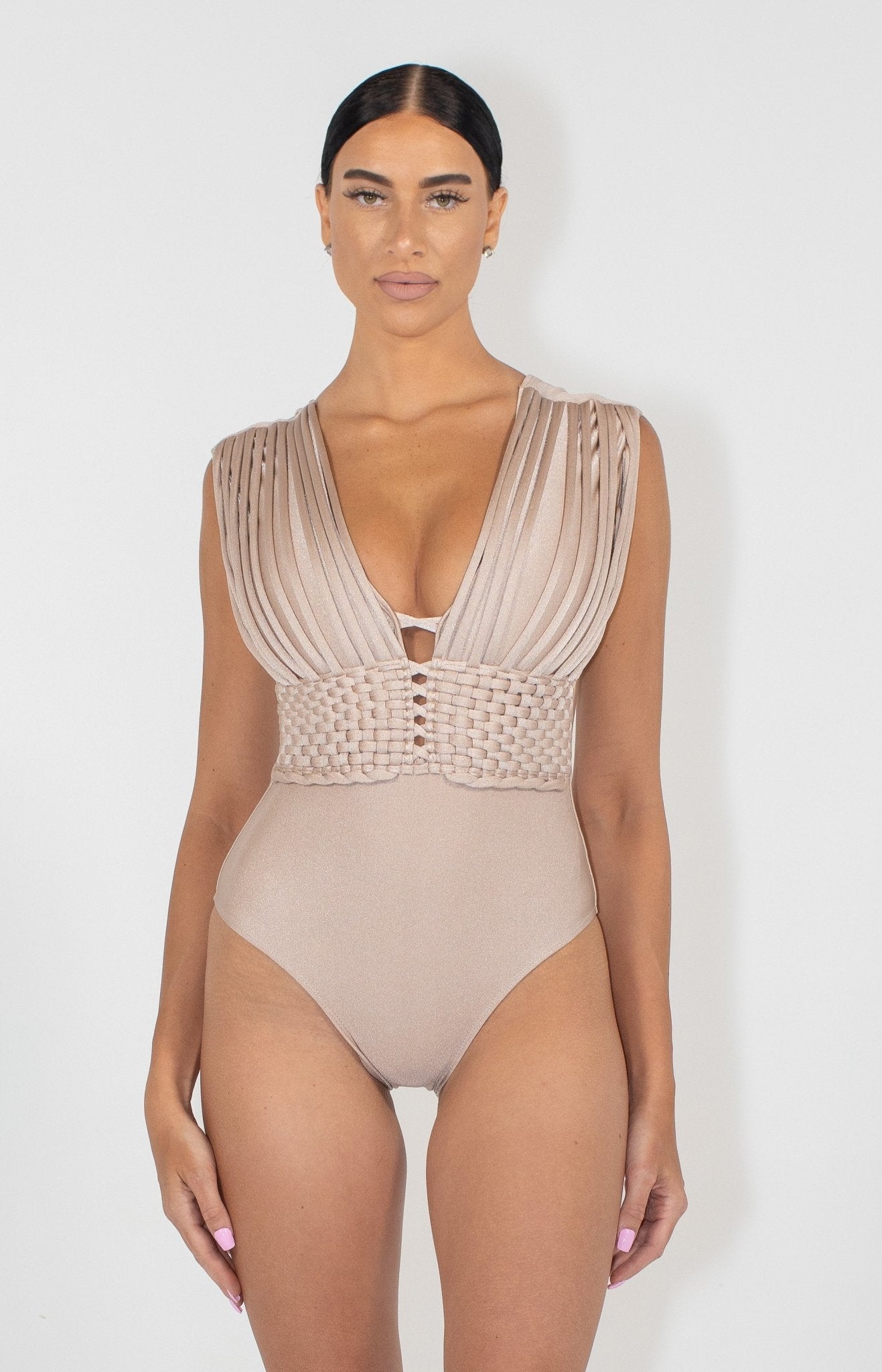 MYKONOS ONE PIECE| CREAM PEARL - Acqua de Luxe Beachwear