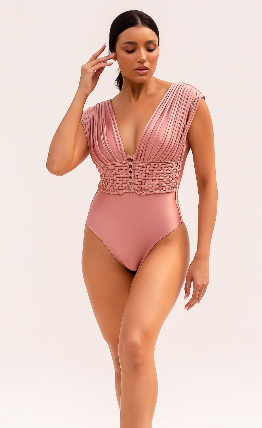 MYKONOS ONE PIECE| CREAM PEARL - Acqua de Luxe Beachwear