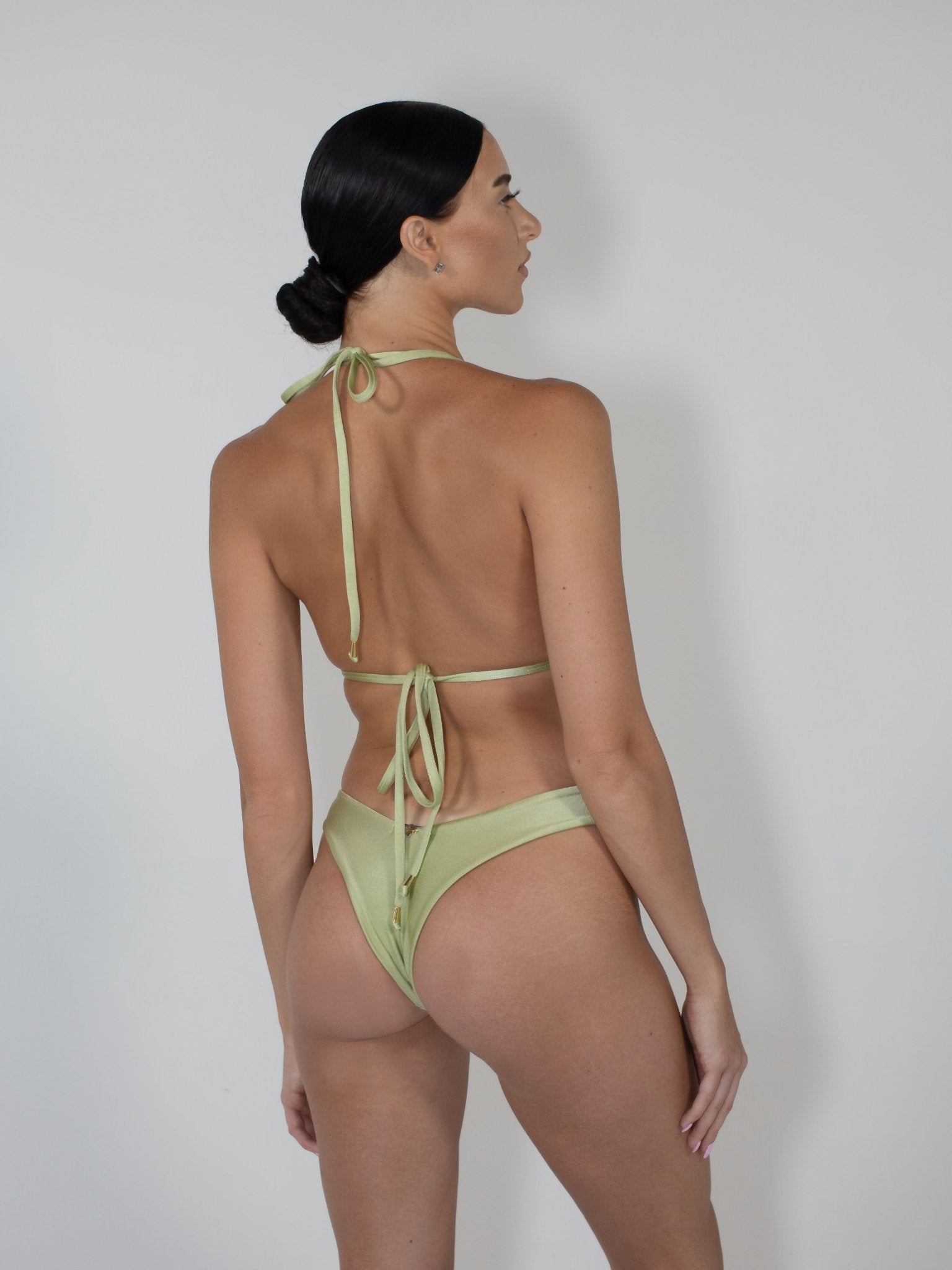 Mykonos Triangle Bikini Set | Rose Gold - Acqua de Luxe Beachwear